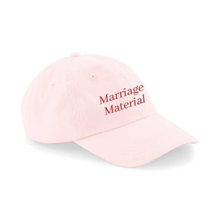 Marriage Material Cap Personalise Direct