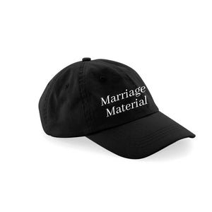 Marriage Material Cap Personalise Direct