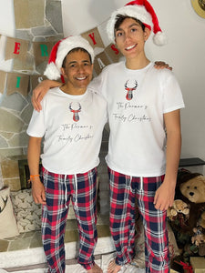 Mens Family Name Christmas Pyjamas Personalise Direct