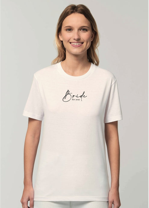 Bride Tee Personalise Direct