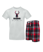 Load image into Gallery viewer, Mens Christmas Crew Matching Short Pyjamas Personalise Direct