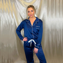 Load image into Gallery viewer, Personalised Satin Luxe Long/Long Pyjama Set Personalise Direct