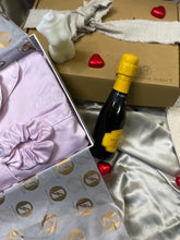 Load image into Gallery viewer, Personalised Valentines Day Hamper - Pink Satin Pyjamas Personalise Direct