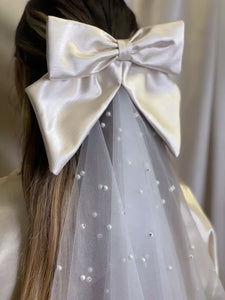 Silk Hair Bow Personalise Direct